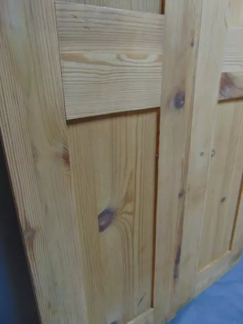 Pair Pine Victorian Alcove Cupboard Doors ref 107D 2