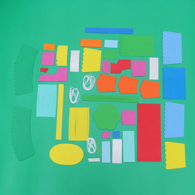 Juego de 3 kit de costura para cesta niños bolsa de costura