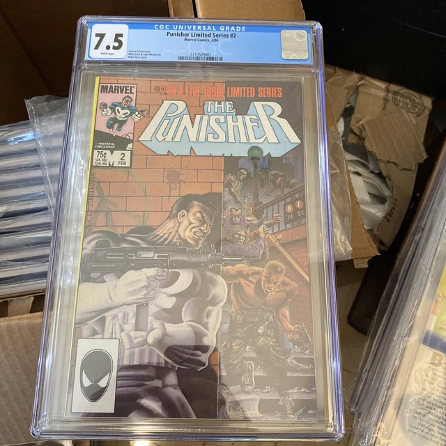 Punisher Limited Series 2 CGC 7.5 Marvel Comics 1986