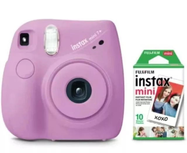 Fujifilm VIPRB-Instax Mini 7S Instax Instant Camera (with 10-pack film), 0.37x -