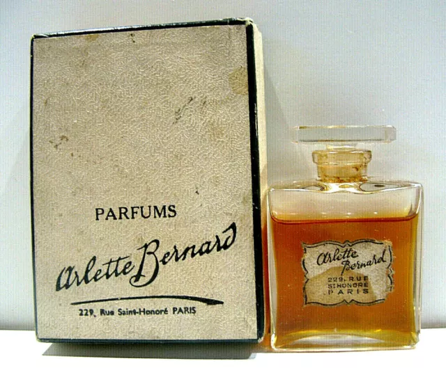 Vintage Miniature Pour Femme Parfum 12Ml Arlette Bernard Paris Miniatura Mignon