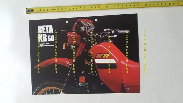 Beta KR 50 Enduro 1985-86 depliant originale brochure