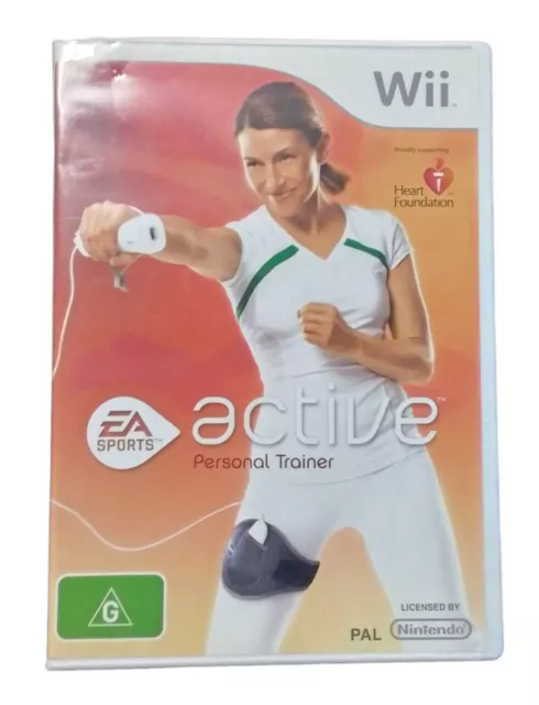 NINTENDO WII EA SPORTS ACTIVE PERSONAL TRAINER +thigh strap w