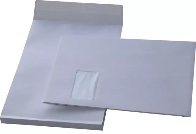 50 Pièces C4 Faltenversandtaschen Blanc Vitres Pli 20 MM Enveloppe Enveloppes