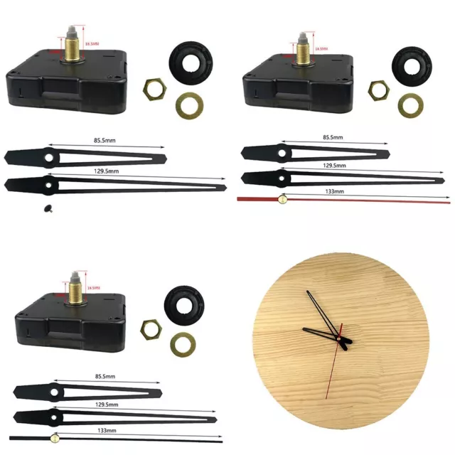 DIY Clock Movement Quartz Mechanism Wall Replacement Repair Tool Parts Hands Kit