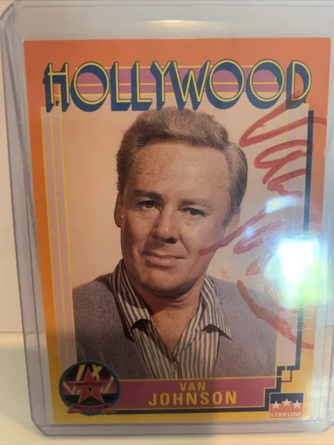 Starline Hollywood Autograph Card #111 VAN JOHNSON A Guy Named Joe Batman 1991