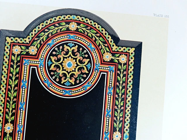 Pietra dura Inlaid Marble Table Micro Mosaic Work Victorian Antique Print 1862 14