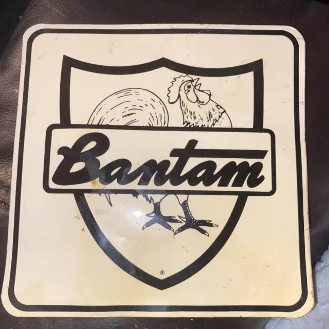 Koehring Bantam Rooster Vinyl Decal - Sticker - Rare Vintage