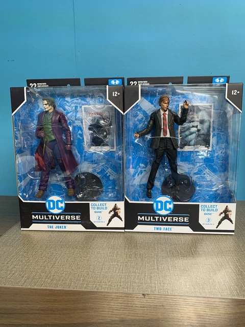 LOOSE DC Multiverse Dark Knight Trilogy Movie Nolan BANE BAF JOKER + TWO FACE 7”