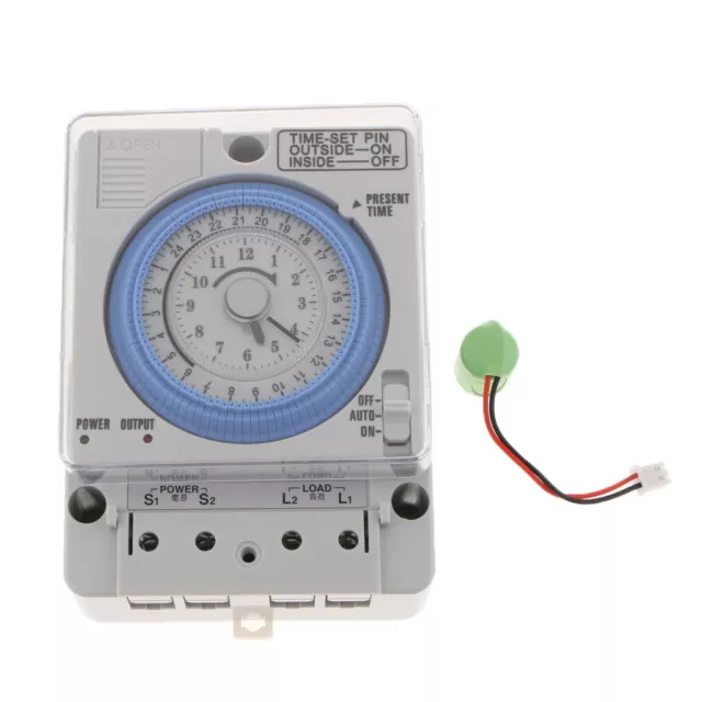 24H Chronometrie Timer Mechanischer Schalter Industrieller Analog Timer 100