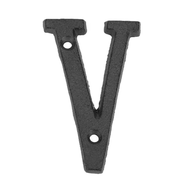 Metal Letters Alphabet Cast Iron House Sign Doorplate DIY Cafe Shop Wall Decor A