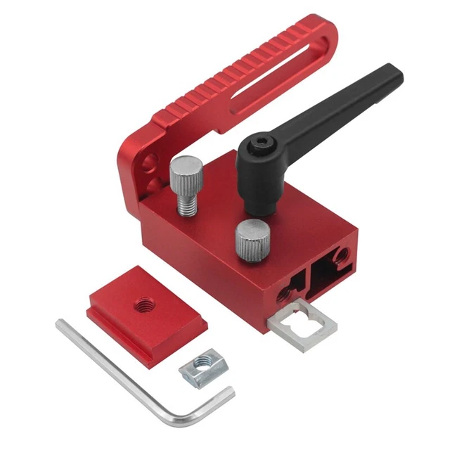 Scanalatore a Spinta Tipo V, Manico in Legno Regolabile Scanalatore a Spinta Tipo V Strumento per Sgorbia Artigianale per Scanalatura della Pelle, Utensili per Sgorbia
