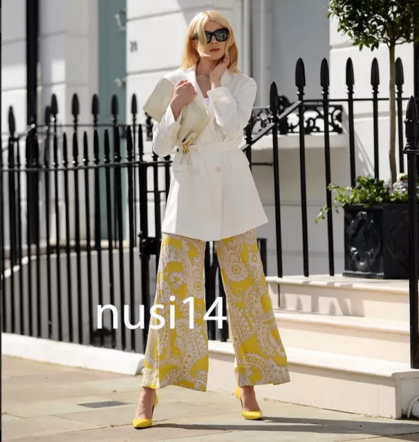 Pantalon jaune femme zara best sale