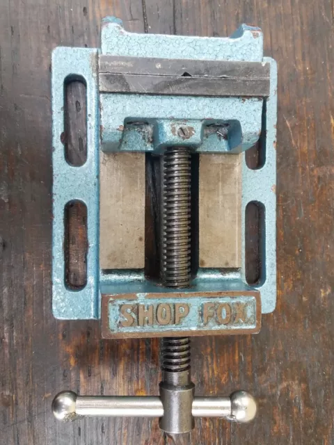 SHOP FOX drill press vise used - free shipping