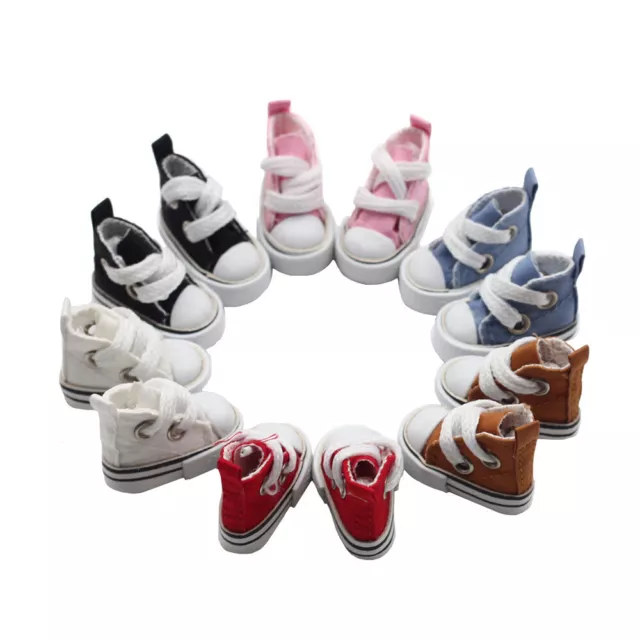 1 Pair 3.5cm Fashion Casual Doll Canvas Shoes  Blythe Doll Toy