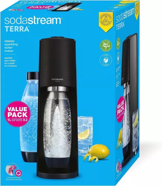 sodastream Pack Machine à Eau Pétillante et Soda 2 en 1 Duo Concentré  Saveur Citron – sans Arôme Artificiel, sans Colorant Artificiel, sans  Aspartame