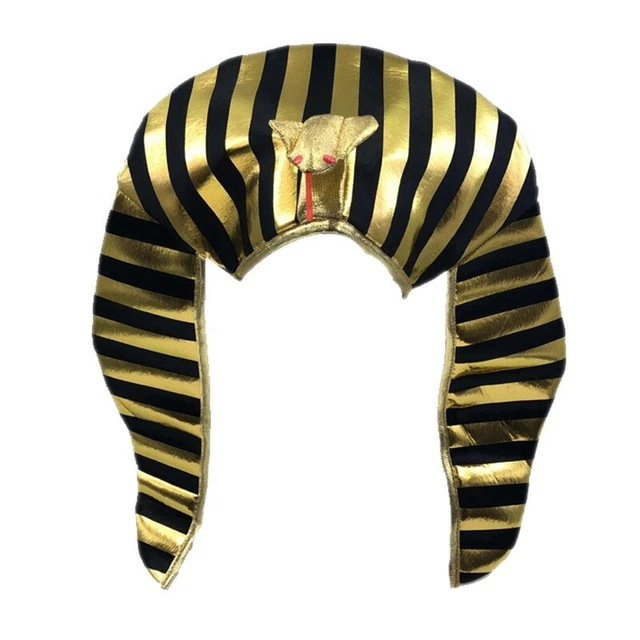 Costume faraone egitto faraone cappello köNig copricapo dorato cobra Kö1900