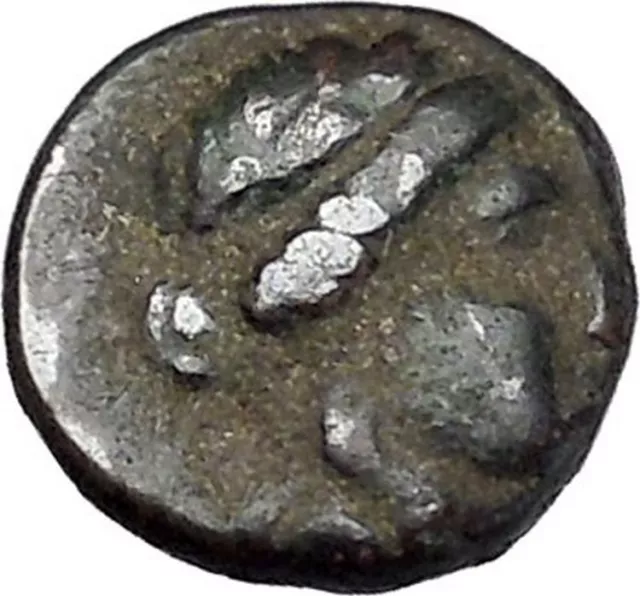 THESSALIAN LEAGUE Larissa Thessaly 196BC Apollo Athena Ancient Greek Coin i47172