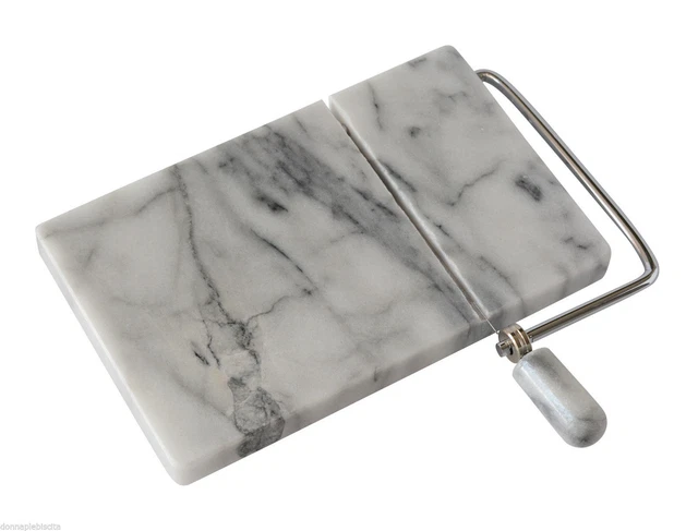 Tabla para Queso En Mármol Woodware Marble Arte Cheese Board & Wire Cutter