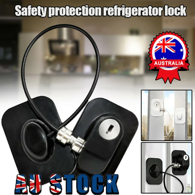 Kids Refrigerator Lock with Keys Fridge Cabinet Child Safety for Window Door NEW