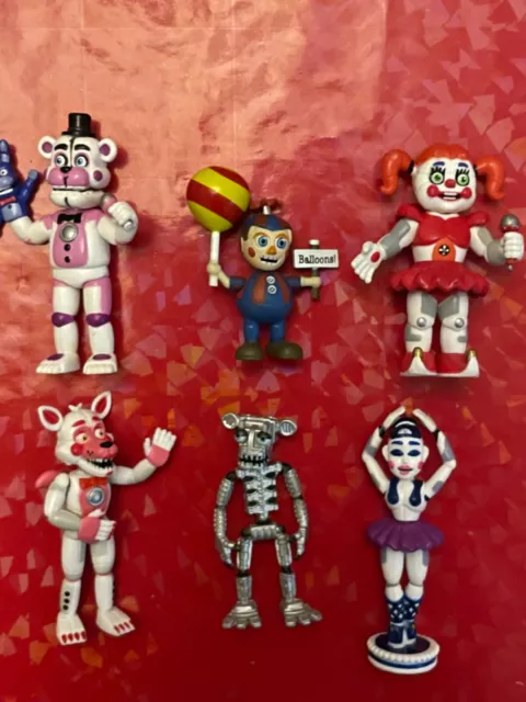 Set of 5 - Five Nights at Freddy's Sister Location Action Figures Party Toy  FNAF