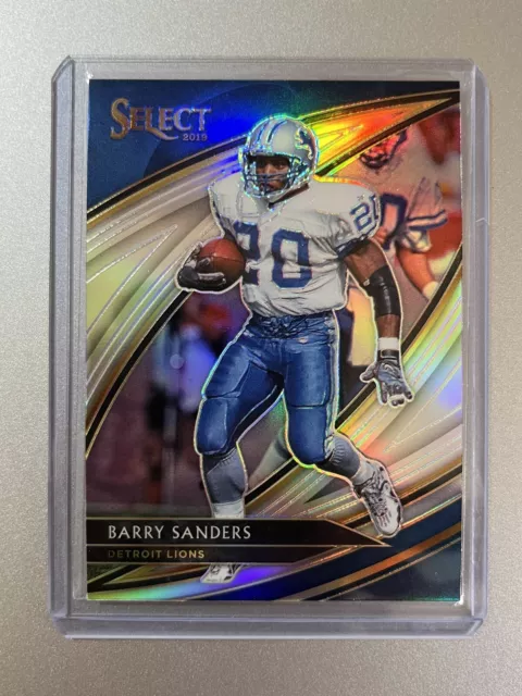 Barry Sanders  Detroit Lions  Panini Select NFL 2019  FIELD LEVEL SILVER SP