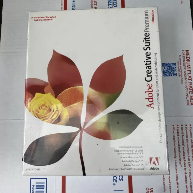 Adobe Creative Suite Premium Education Windows XP 2004 Guaranteed Item -S1