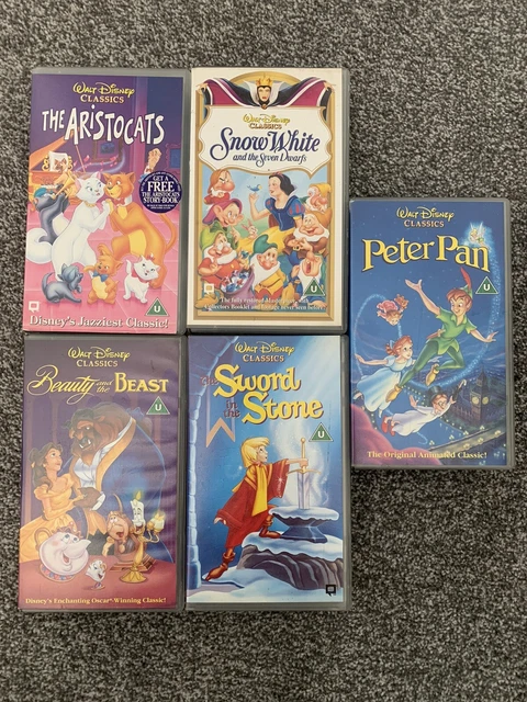 CLASSIC DISNEY VHS Bundle 5 VHS Tapes - Walt Disney Classics Collection