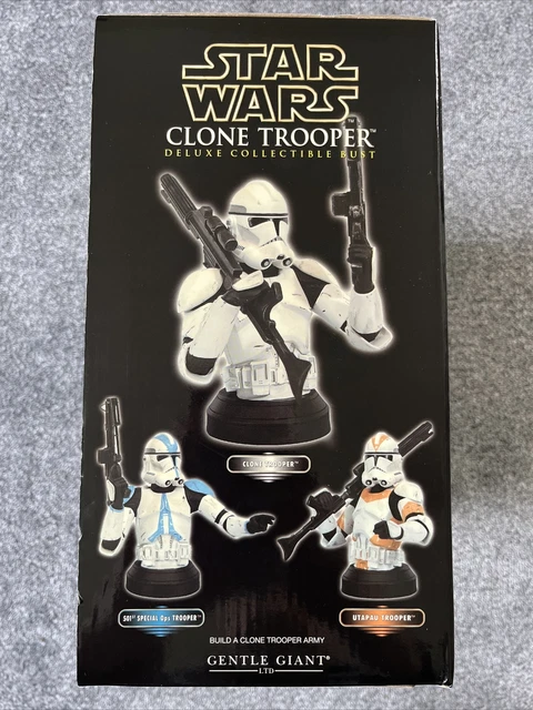 Star Wars Gentle Giant Mini Bust 501st SPECIAL OPS CLONE TROOPER #3478 of 15,000 2