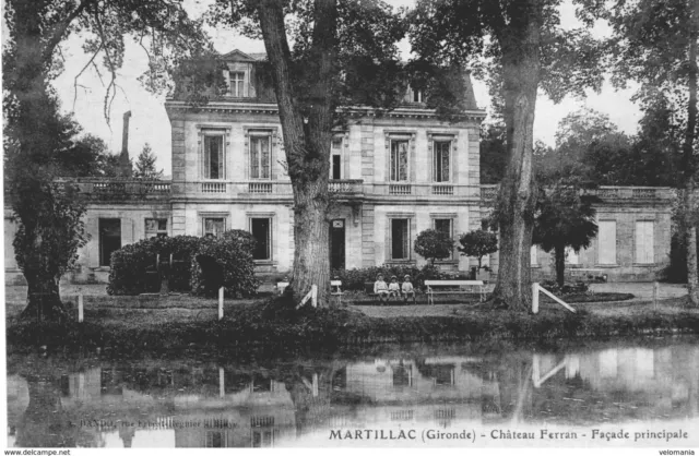 S4479 cpa 33 Martillac - Château Ferran, façade principale