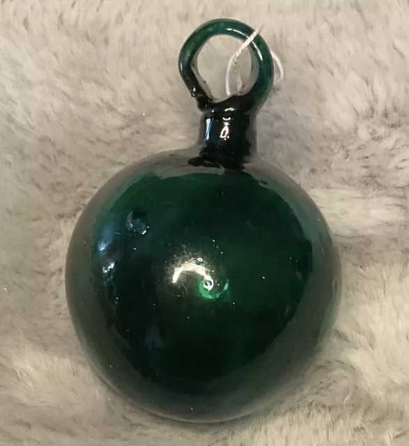Blown Glass Christmas Ornament Set. Palestinian Made/ Hebron. 3