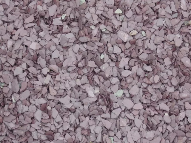 Decorative 40mm PLUM SLATE  Driveways Landscaping Aggregate 20kg bag Fast Fee