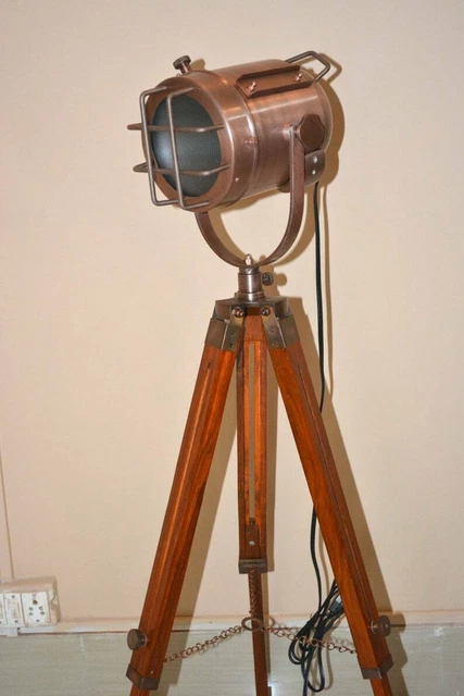 Copper floor standing lamp store