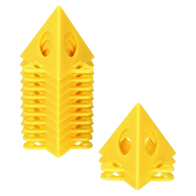 Pittura Supporti,12pz ABS Plastica Mini Cono Vernice Stand,Giallo