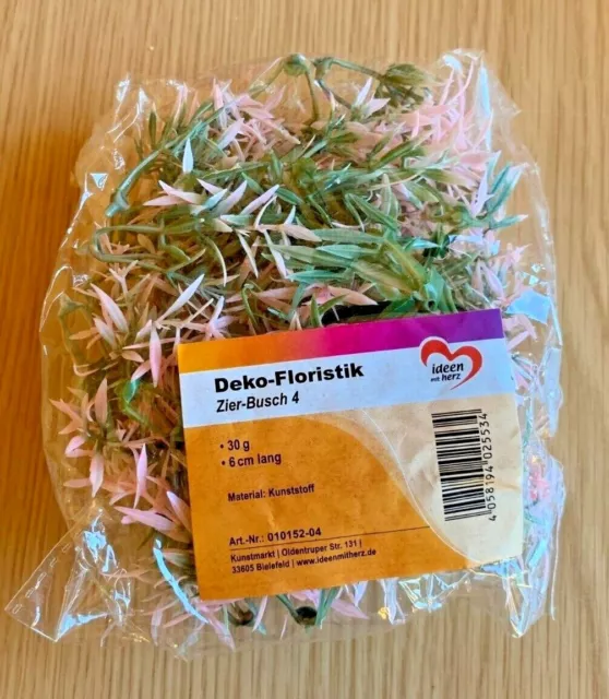Deko-Floristik, Zierbusch 4, 30 g, 6 cm lang