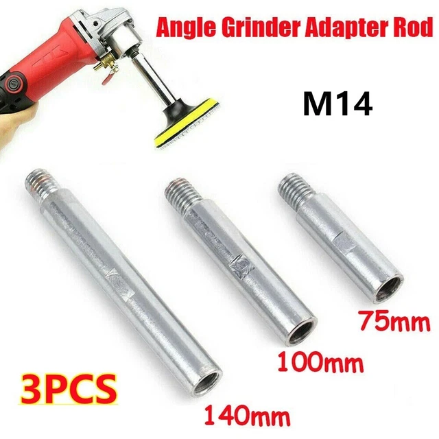 Varilla de extensión adaptador varilla acoplamiento sin costuras 75/100/140 mm aleación de aluminio