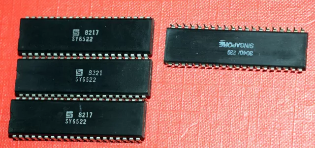 PCS SY6522 MOS6522 MOS-6522 adattatore interfaccia Commodore floppy 1541 40 pin nuovo