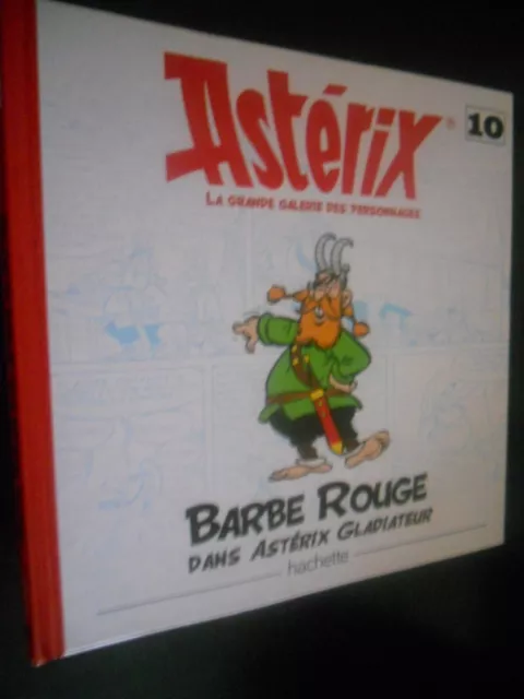 bd livre hachette asterix la grande galerie des personnages n°10 barbe rouge