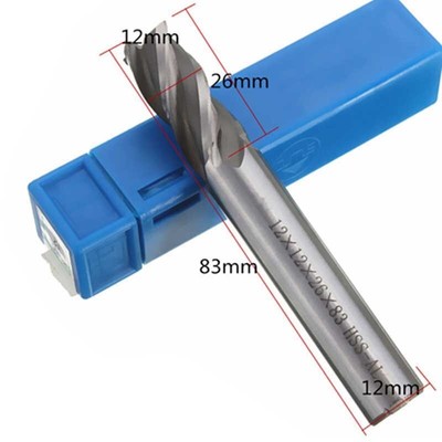 HSS 1x HSS CNC Tige Droite 4 Cannelure Fin Moulin Coupeur Perceuse Embout Outil 