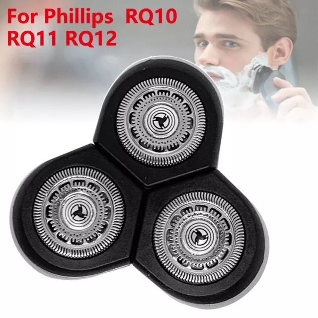 Triple Rotary Head Replacement for Philips SensoTouch 3D RQ10/RQ11/RQ12 Shaver