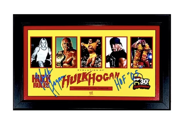 Wwe Hulk Hogan Hand Signed 13X20 Autographed Plaque With Hogans Beach Shop Coa