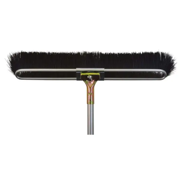 Bruske 23 In. W. x 65 In. L. Steel Handle Medium Sweep Push Broom 2154-CS-4