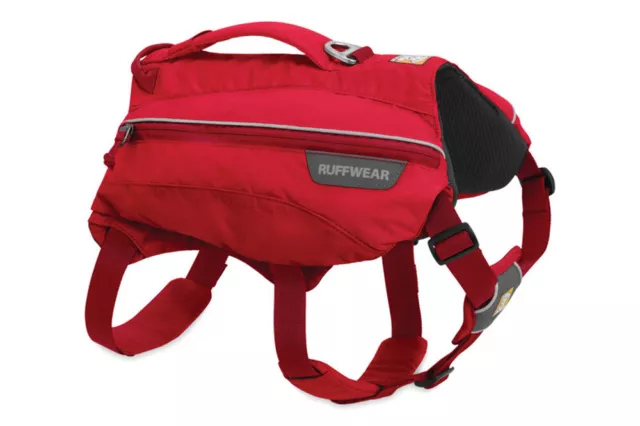 Ruffwear Singletrak Pack Rucksack Red Currant Hunderucksack Hundegeschirr