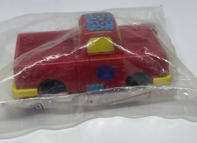 1992 - Wendys Kids Meal Toy - Speed Bumpers - Red Truck In Original Unopened