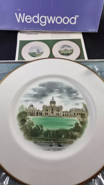 Wedgwood Cabinet Plate - Castles And Country Houses -  Castle Howard Boxed new