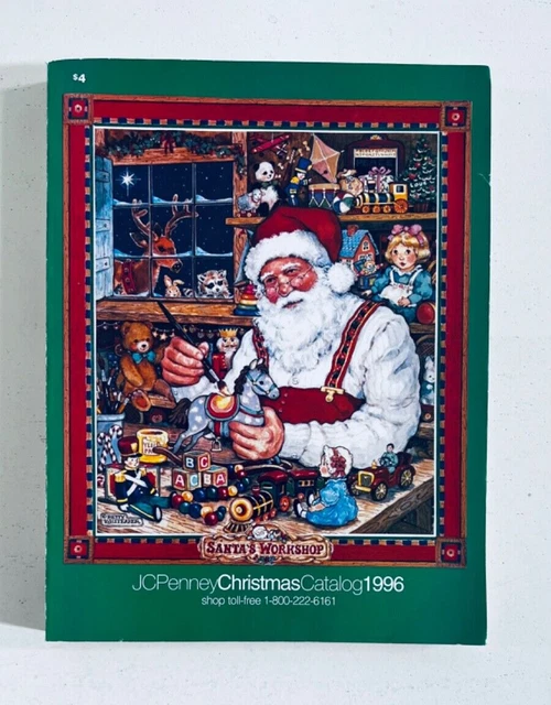 1996 JC PENNY Christmas Book Catalog Barbie Bikes Gi Joe Lego Toys