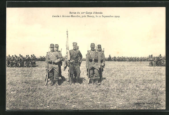 CPA Art-sur-Meurthe, Revue du 20 Corps d'Armée