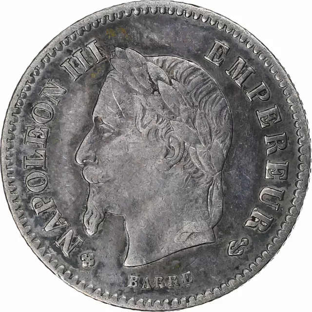 [#1280383] France, Napoléon III, 20 Centimes, 1868, Strasbourg, Argent, TTB