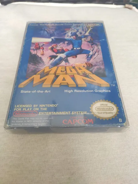 Megaman Nintendo NES Caja Y Manual de instrucciones Pal B Frg Mega Man Complete