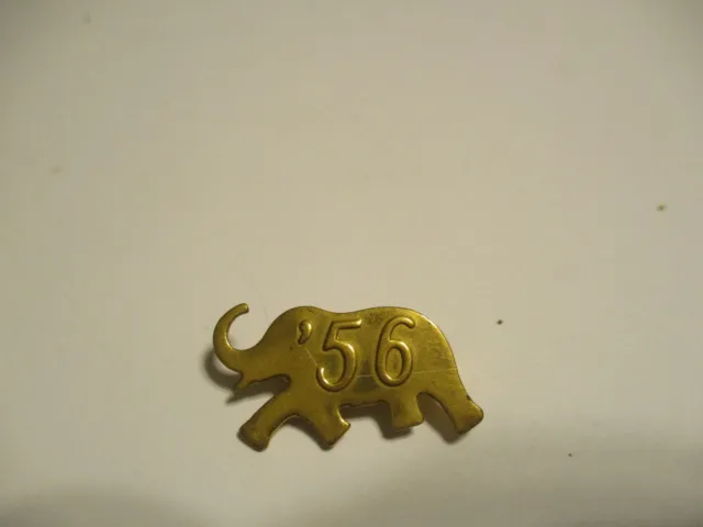 1956 GOP Republican Party elephant figural political souvenir pin rare year